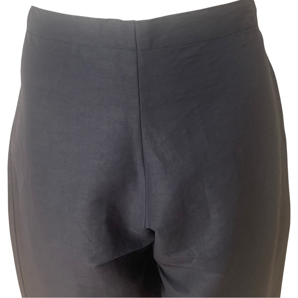 BRYN WALKER Wide Leg Pull On Dark Blue Capri Pants Size Small - Picture 5 of 16